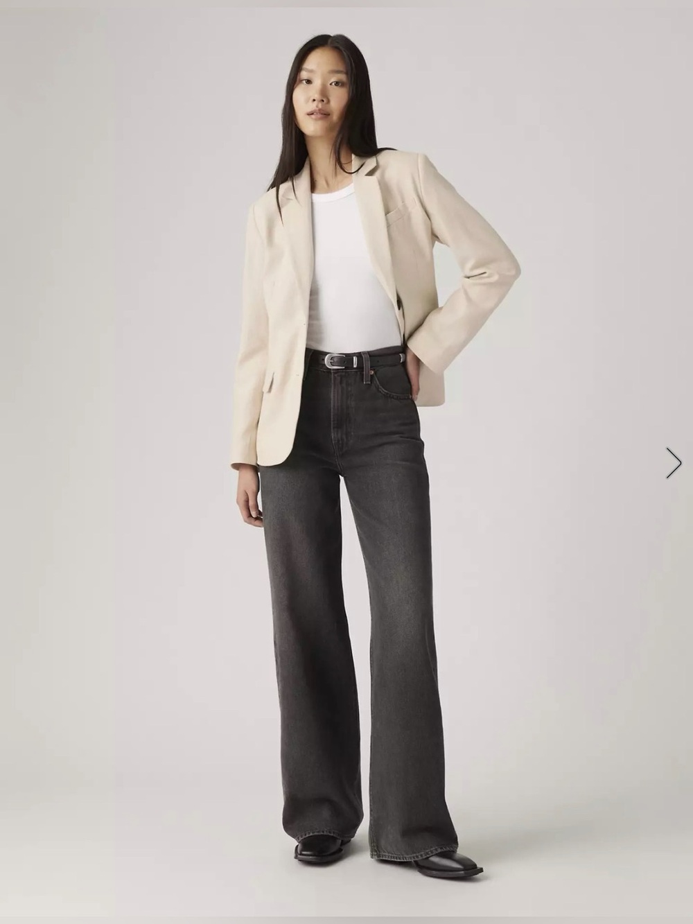 Levi's Ribcage Bell Wide-Leg Flared Jeans Women’s Size 30 - Picture 14 of 15